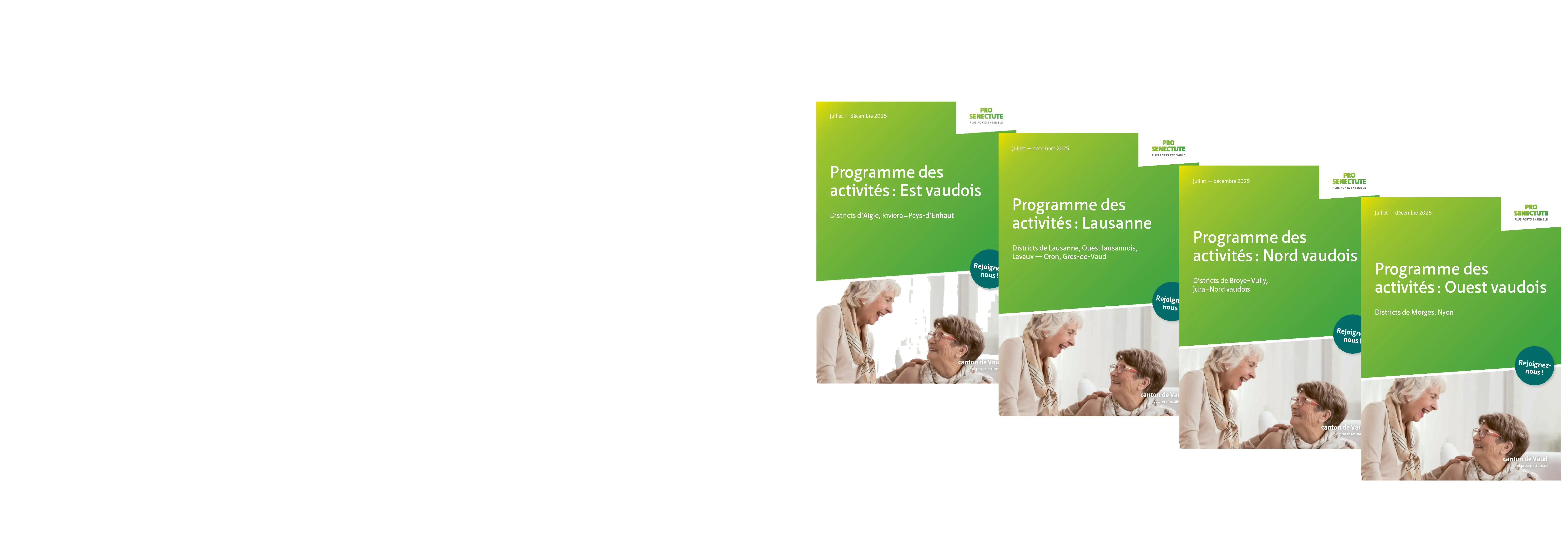 4 programmes régionaux de juillet à décembre 2025