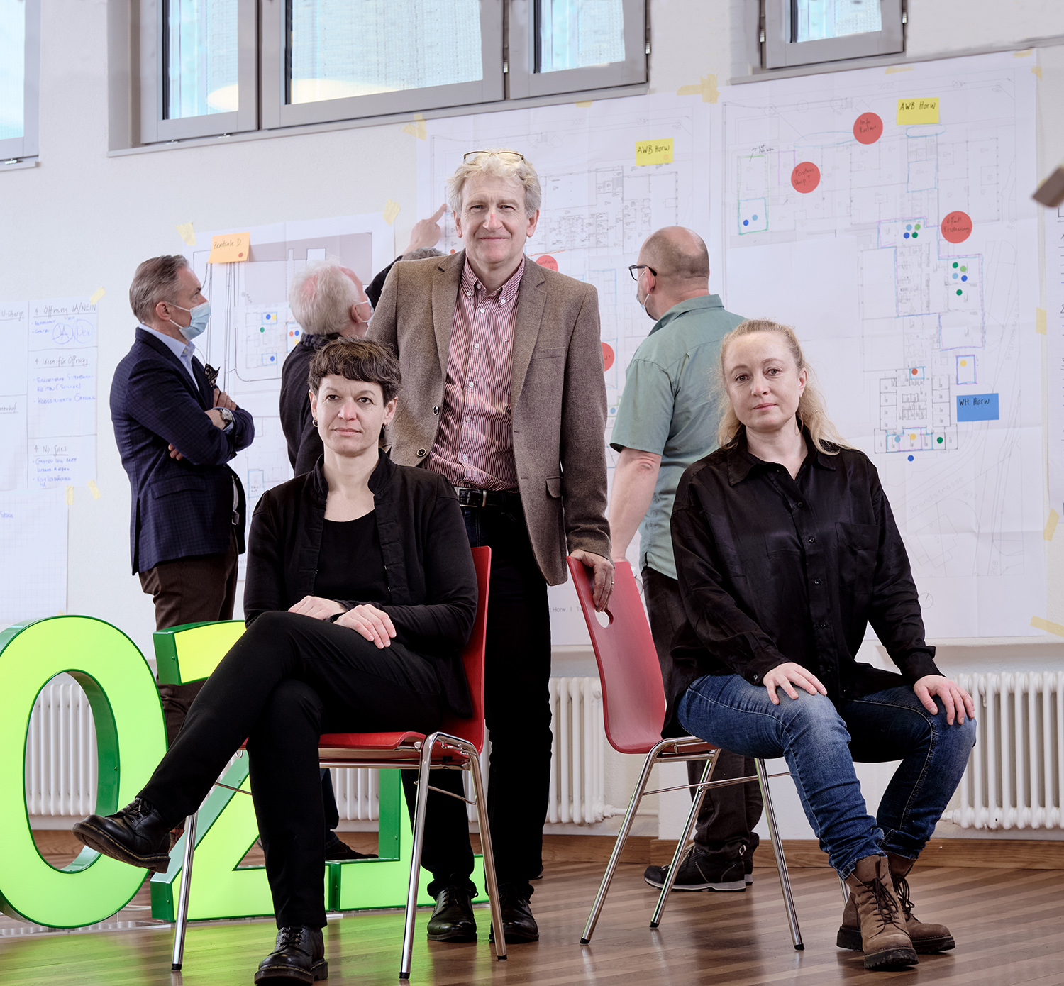 Sandra Remund, Marcel Schuler und Sonia Di Paolo (von links) von Pro Senectute Kanton Luzern 